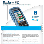 Ecometro ponte MAX-610 EXFO
